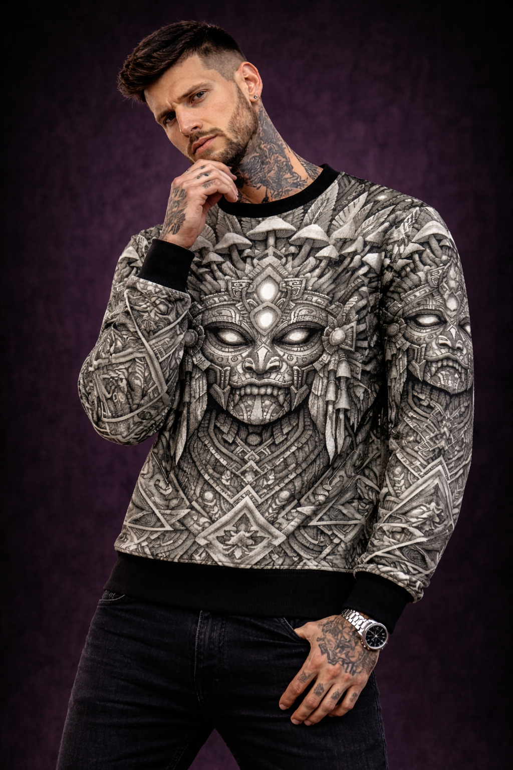 Alloverprint Sweatshirt