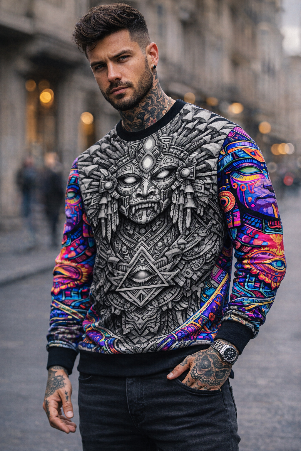 Alloverprint  Sweatshirt