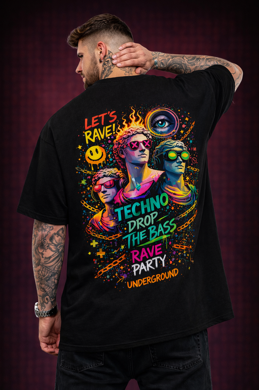 Lets Rave Oversized Shirt