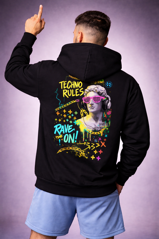 Techno Rules Premium Hoodie